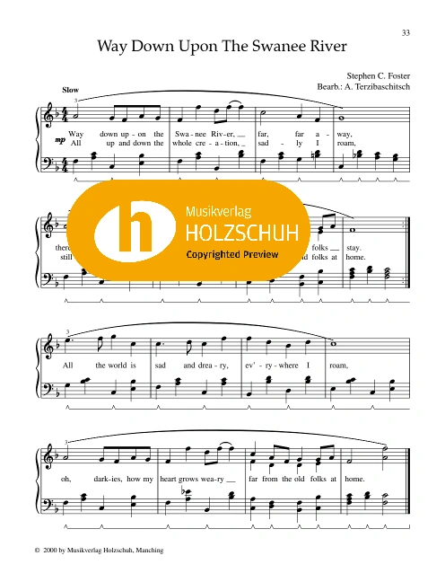 Way Upon The Swanee River